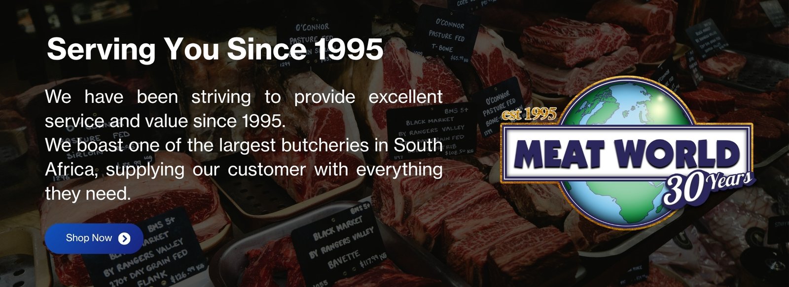 Meat World Homepage Banner